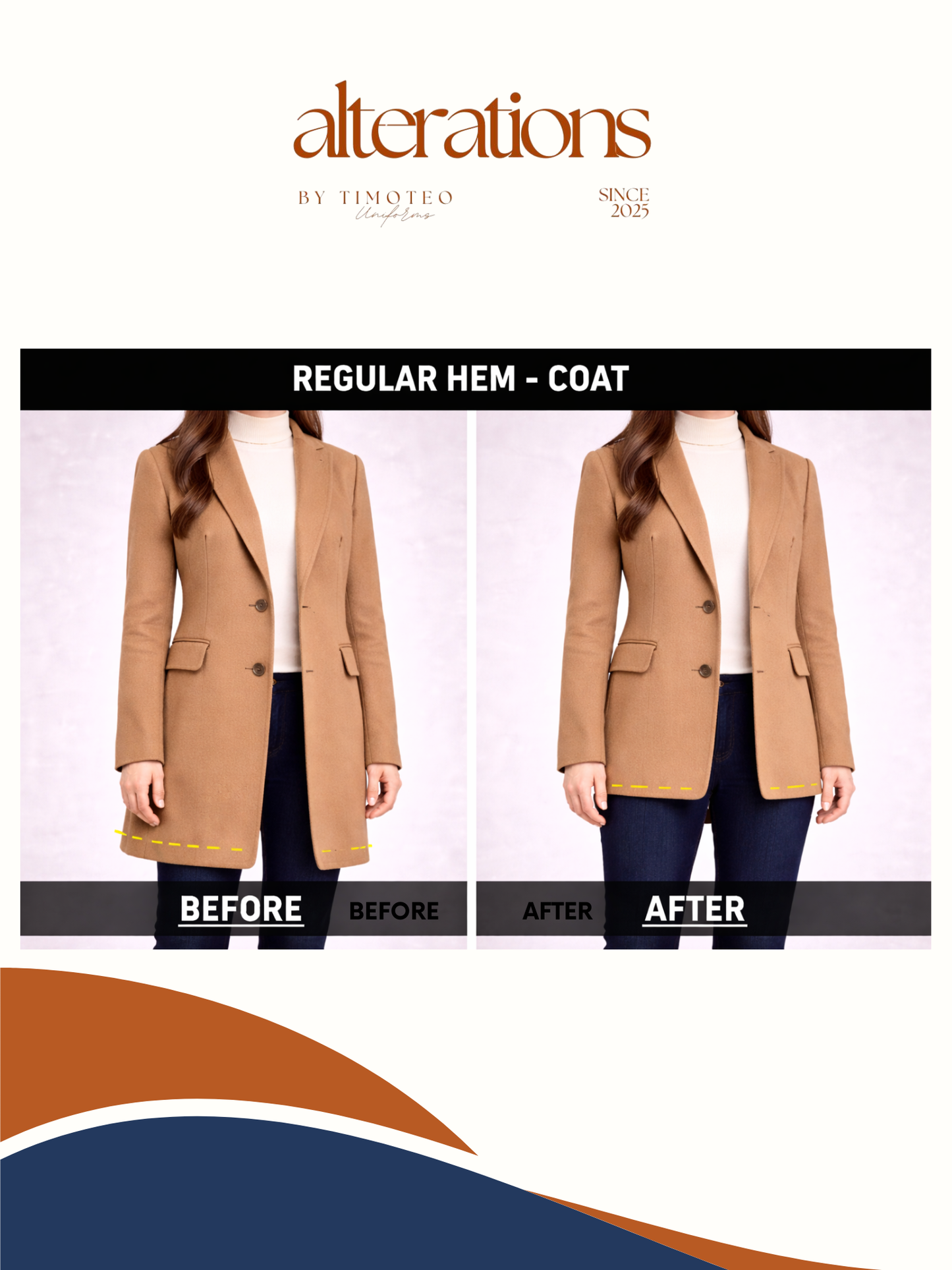 Alterations - Blazer / Coat / Jacket