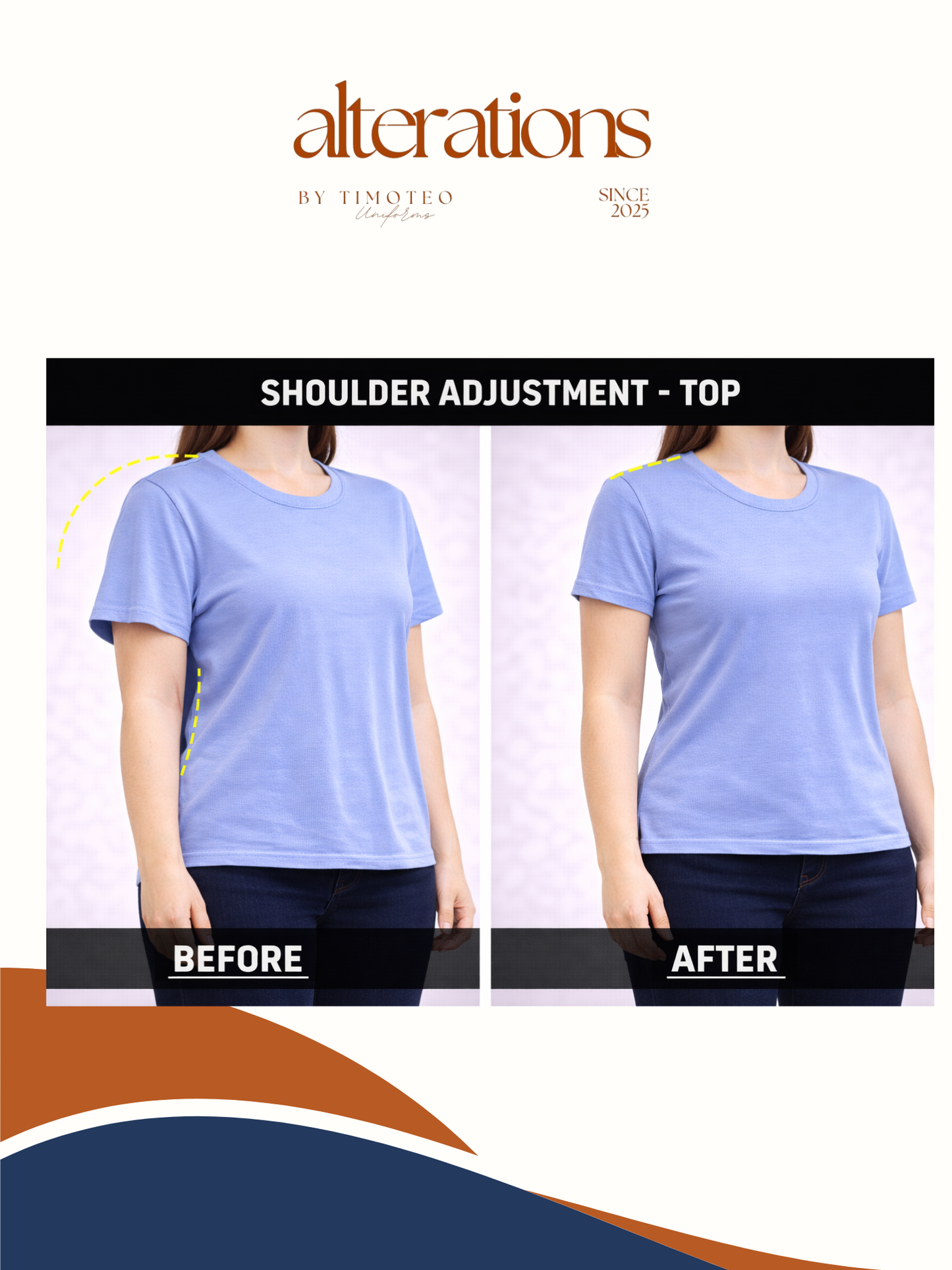 Alterations - Blouse / Shirt / Single Stitch Tops